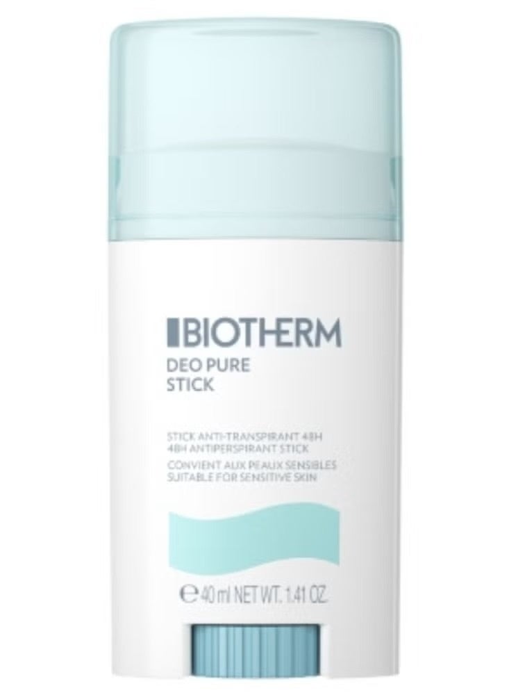 Biotherm Deo Pure 24H Antiperspirant Stick 40ml - Image 1